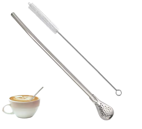 Reusable Stainless Steel Straw & Cleaning Brush