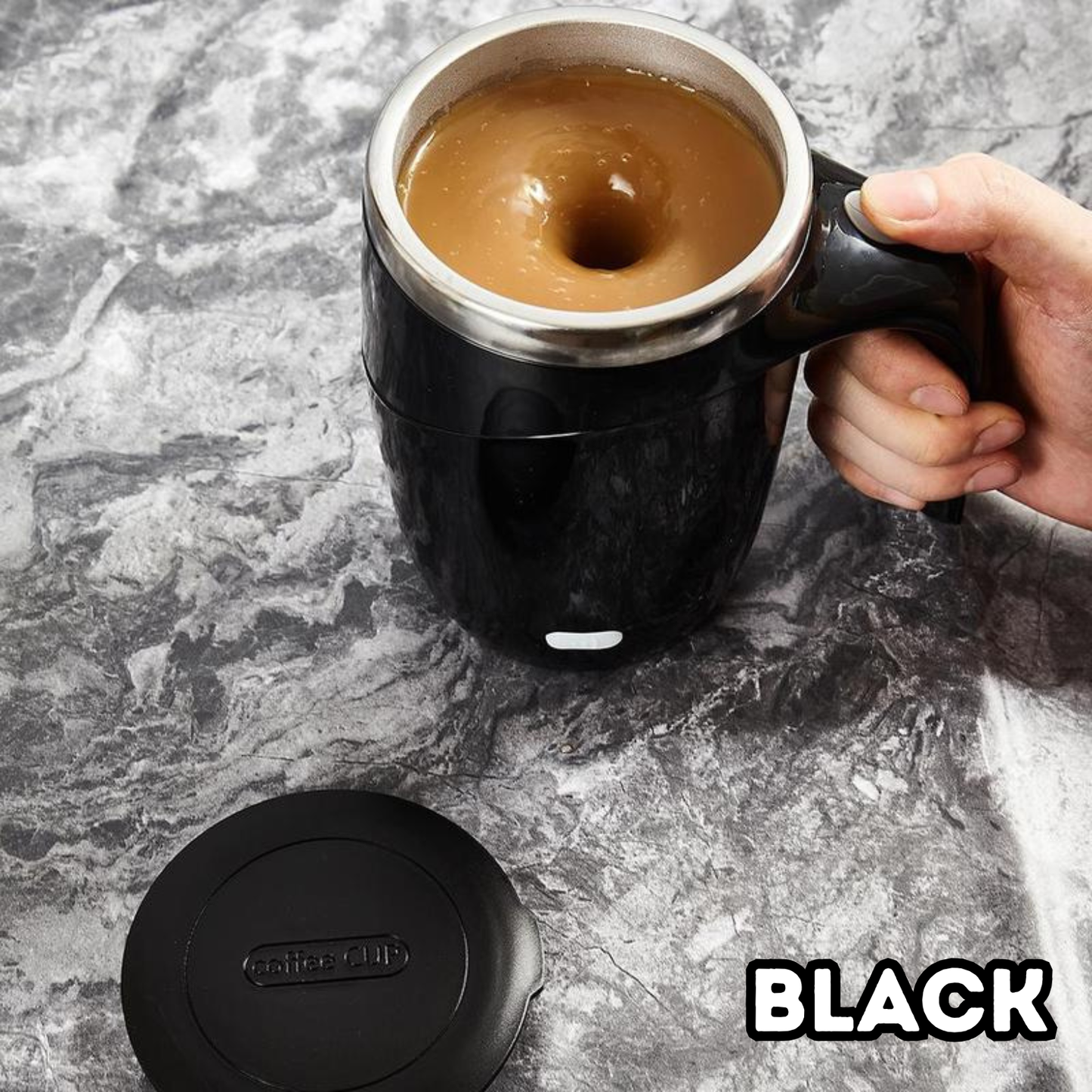 Celara™ Automatic Magnetic Stirring Coffee Mug - Perfect Sips Everytime